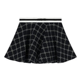 Elisabetta Franchi Gonna Tinta Unita con Elastico In Vita per Bambina EFG185 NERO ELISABETTA FRANCHI 