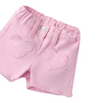 Mini Banda Short Tinta Unita con Girovita Regolabile per Neonata 3B736 ROSA MINI BANDA 