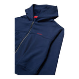 Max&Co. Felpa con Zip E Cappuccio Tinta Unita per Bambina MX01156 BLU MAX&Co. 