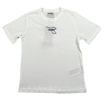 Diadora T-Shirt Girocollo Tinta Unita con Stampa per Bambino 102181707 BIANCO DIADORA 