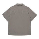 Diesel Camicia Mezza Manica Tinta Unita con Logo per Bambino J02224 GRIGIO DIESEL 