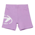 Diesel Short tinta unita con Logo Lilla per Neonata K00630 LILLA DIESEL 