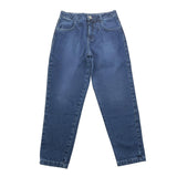 MARC ELLIS jeans tinta unita con girovita regolabile Blu per Bambina JMJPT15355 BLU MARC ELLIS 