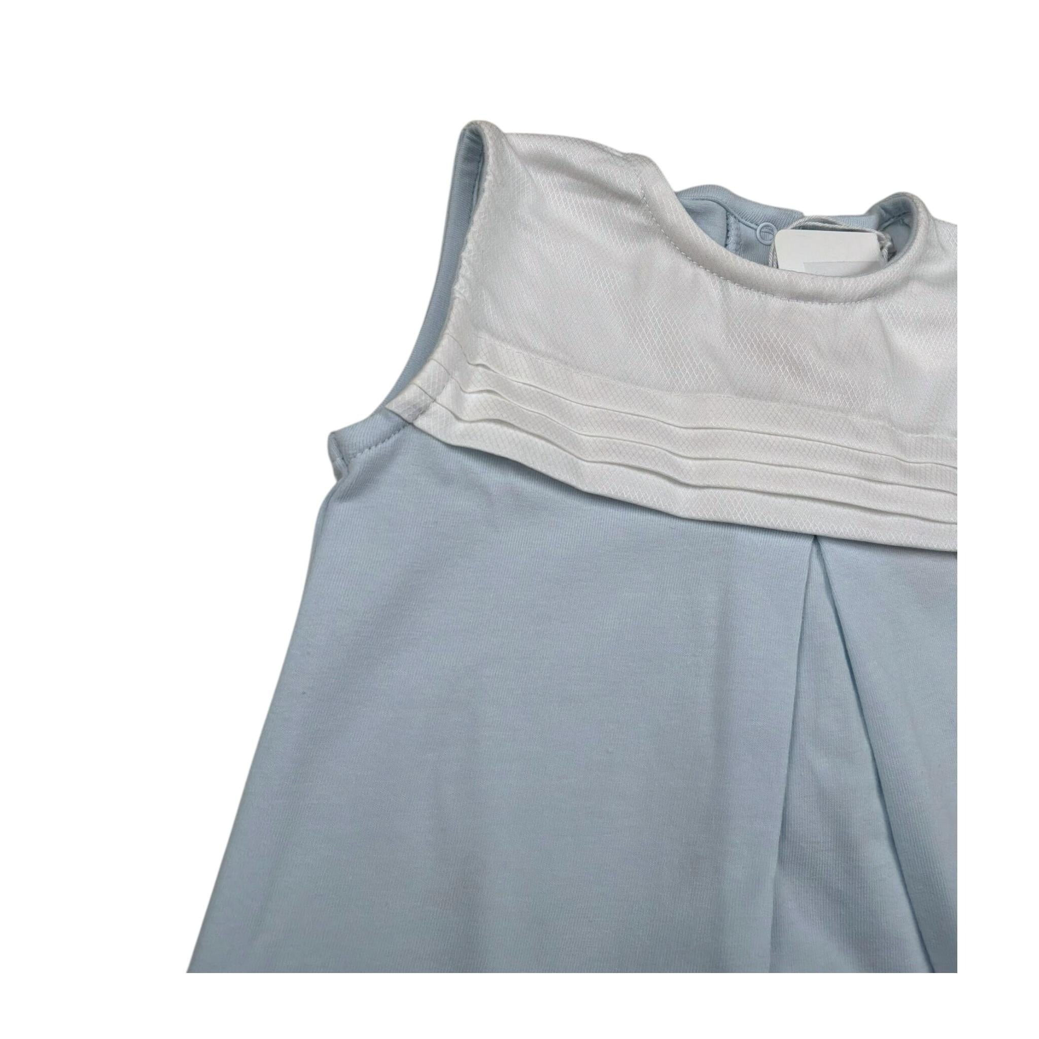 Coccode Pagliaccetto Giromanica Tinta Unita per Neonato C55134 AZZURRO COCCODE 