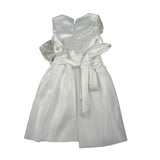 Magnifica Lulu Abito Cerimonia Giromanica Tinta Unita per Bambina ANITA BIANCO MAGNIFICA LULU 