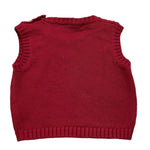 LA STUPENDERIA gilet tinta unita girocollo Rosso per Neonato YCGL21 ROSSO LA STUPENDERIA 