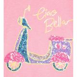 Billieblush T-Shirt Tinta Unita con Stampa Paillettes per Bambina U20950XJ ROSA BillIEBLUSH 