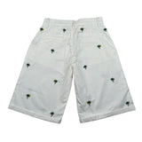 Sun68 Bermuda Tinta Unita con Ricami per Bambino B35303 BIANCO SUN68 