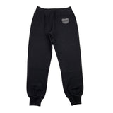 MOSCHINO pantalone tuta tinta unita con logo Nero per Bambino HUP085L NERO MOSCHINO 