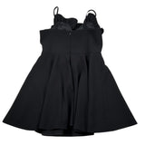 Elisabetta Franchi Abito A Bretelle Tinta Unita con Applicazioni per Bambina EFAB604X NERO ELISABETTA FRANCHI 