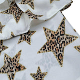 Relish Camicia Tinta Unita con Fantasia Stelle per Bambina 18656 PANNA RELISH 