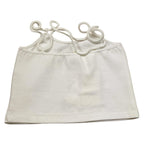 Twinset Top Tinta Unita con Logo per Bambina 251GJ2570 BIANCO TWINSET 