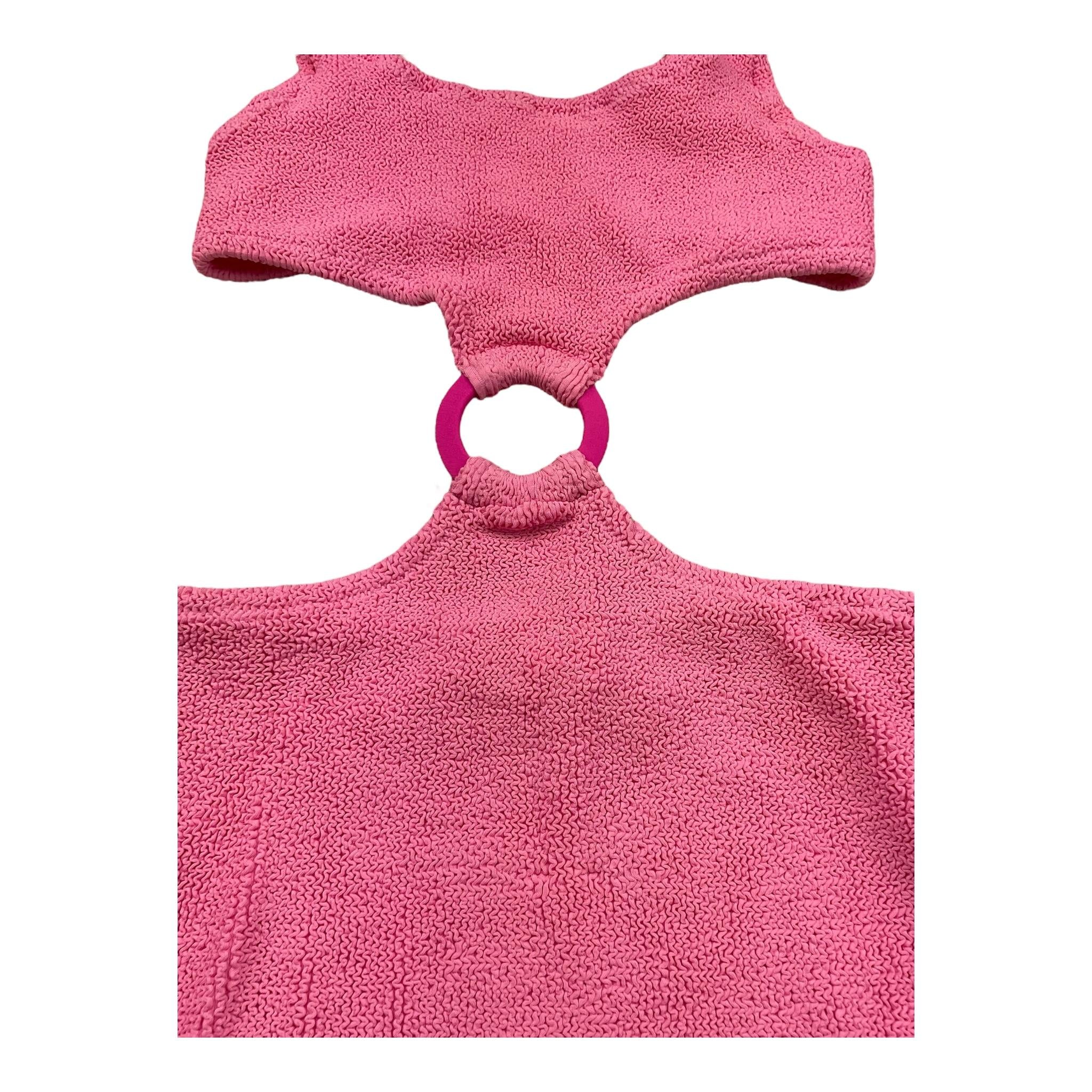 Saint Barth Abito Giromanica Tinta Unita per Bambina KIM ROSA SAINT BARTH 