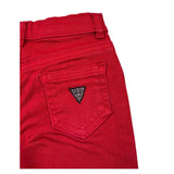 Guess Bermuda Tinta Unita con Girovita Regolabile per Neonato N1RD03WE620X ROSSO GUESS 