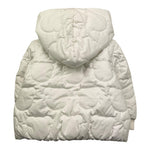 MOSCHINO giubbino tinta unita con bottoni e cappuccio Bianco per Neonato MUS030 BIANCO MOSCHINO 