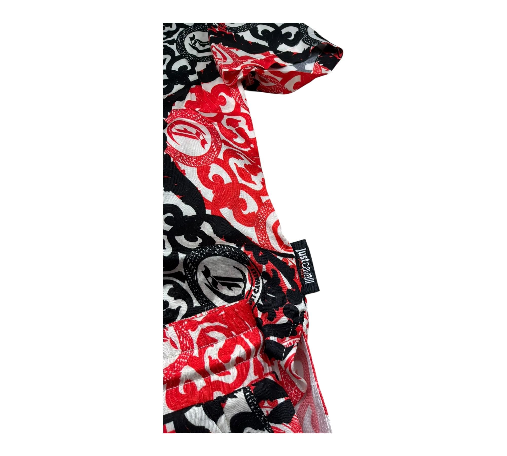 Just Cavalli Completo 2 Pezzi Camicia-Bermuda Stampa Fantasia per Bambino JBP26060CE MULTICOLOR JUST CAVALLI 