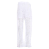 Twinset Pantalone tinta unita Traforato Bianco per Bambina 251GJ2QR4X BIANCO TWINSET 