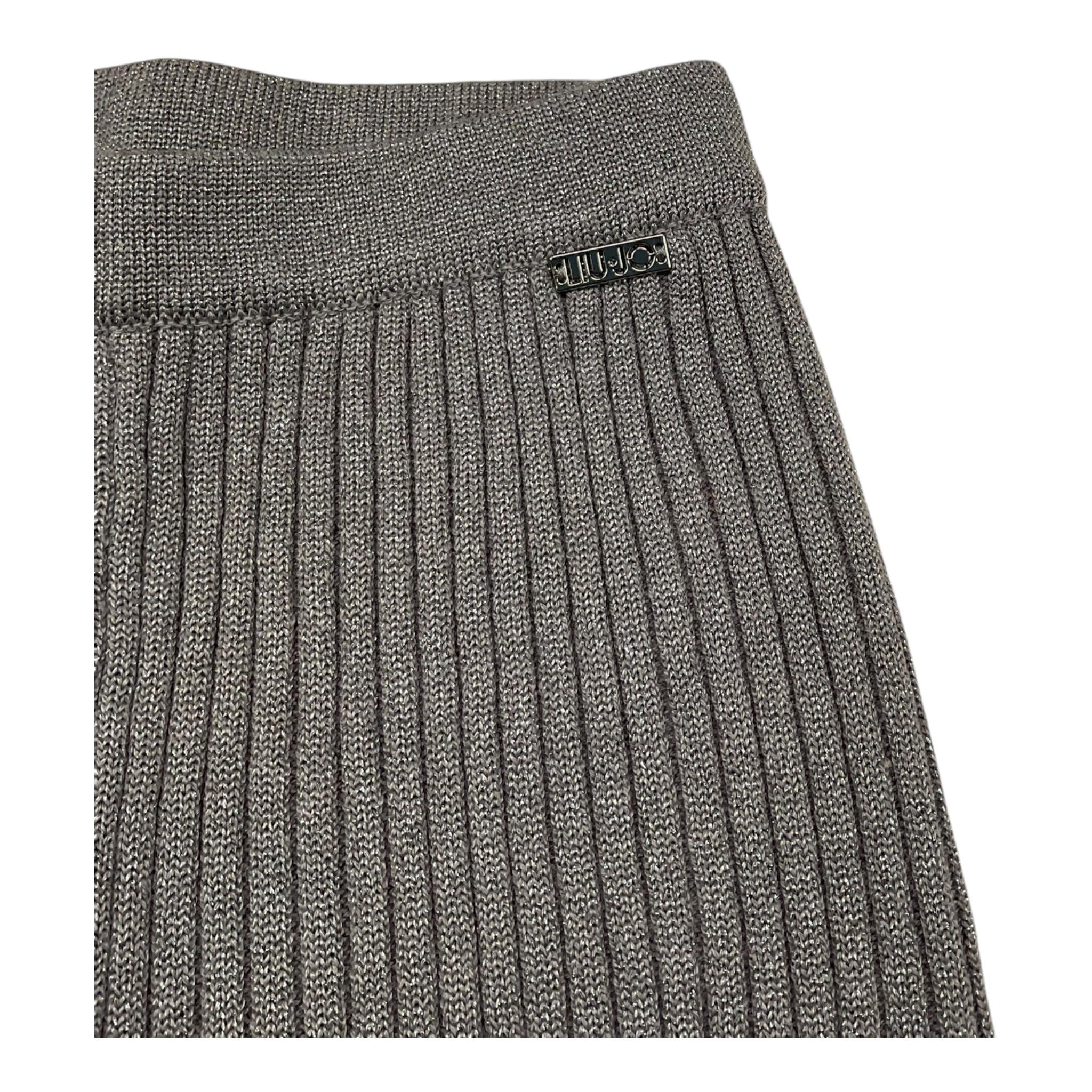 LIU JO pantalone tinta unita modello palazzo Grigio per Bambina KF4129XX GRIGIO LIU JO 