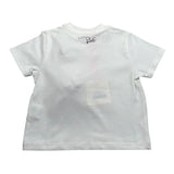 Vicolo T-Shirt Girocollo Tinta Unita con Applicazione per Bambina 3146M00265 BIANCO VICOLO 