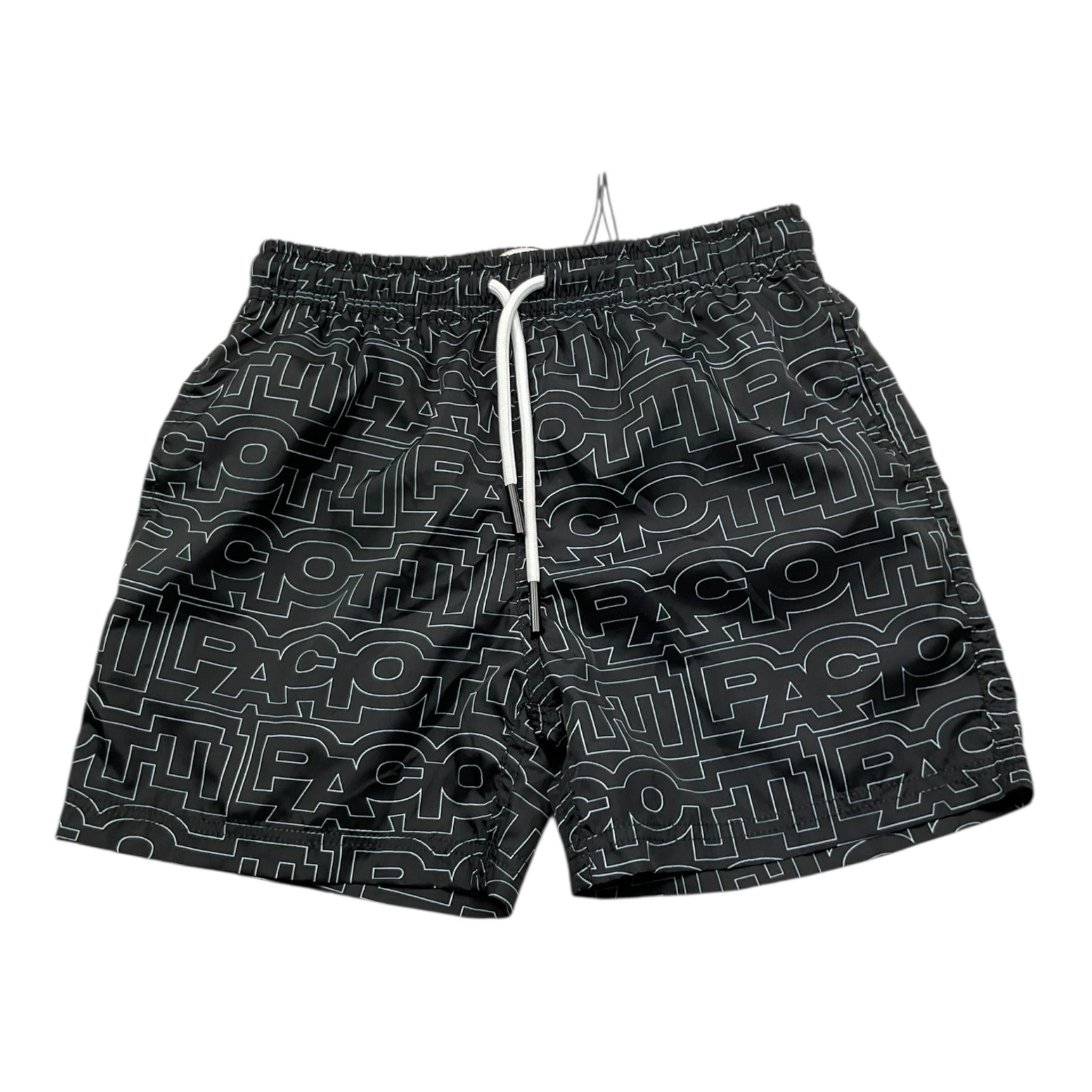 Cesare Paciotti Costume Modello Box Tinta Unita Logato per Bambino BXP5104JX NERO CESARE PACIOTTI 