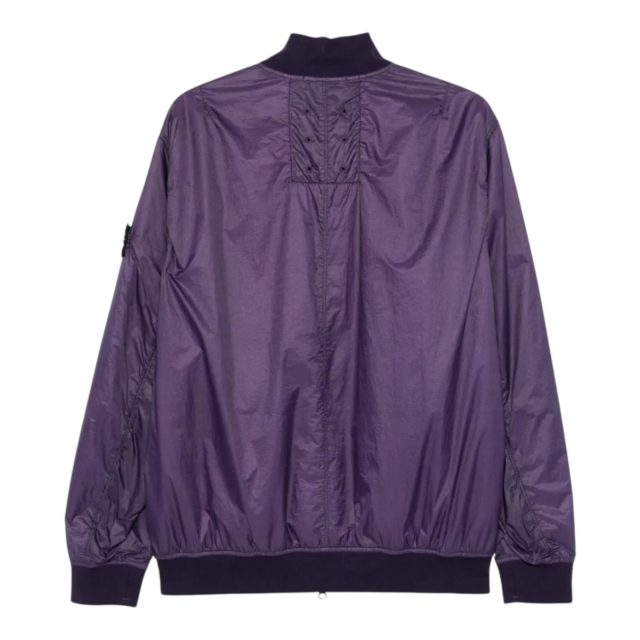 Stone Island Giubbino Tinta Unita con Zip per Bambino K1S164100003 VIOLA STONE ISLAND 