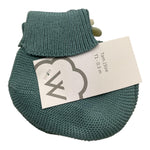 WEDOBLE babbucce tinta unita con logo Verde per Neonato V2110345A VERDE WEDOBLE 