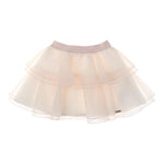 Liu Jo Gonna Tinta Unita con Balze per Bambina KA4107J ROSA LIU JO 