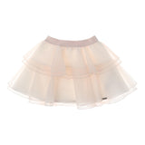Liu Jo Gonna Tinta Unita con Balze per Bambina KA4107J ROSA LIU JO 