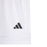Adidas Bermuda Tinta Unita con Logo per Bambino JJ2423 BIANCO Adidas 