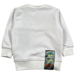 John Richmond Felpa Chiusa Girocollo Tinta Unita con Stampa per Neonato RIP260102FE BIANCO JOHN RICHMOND 