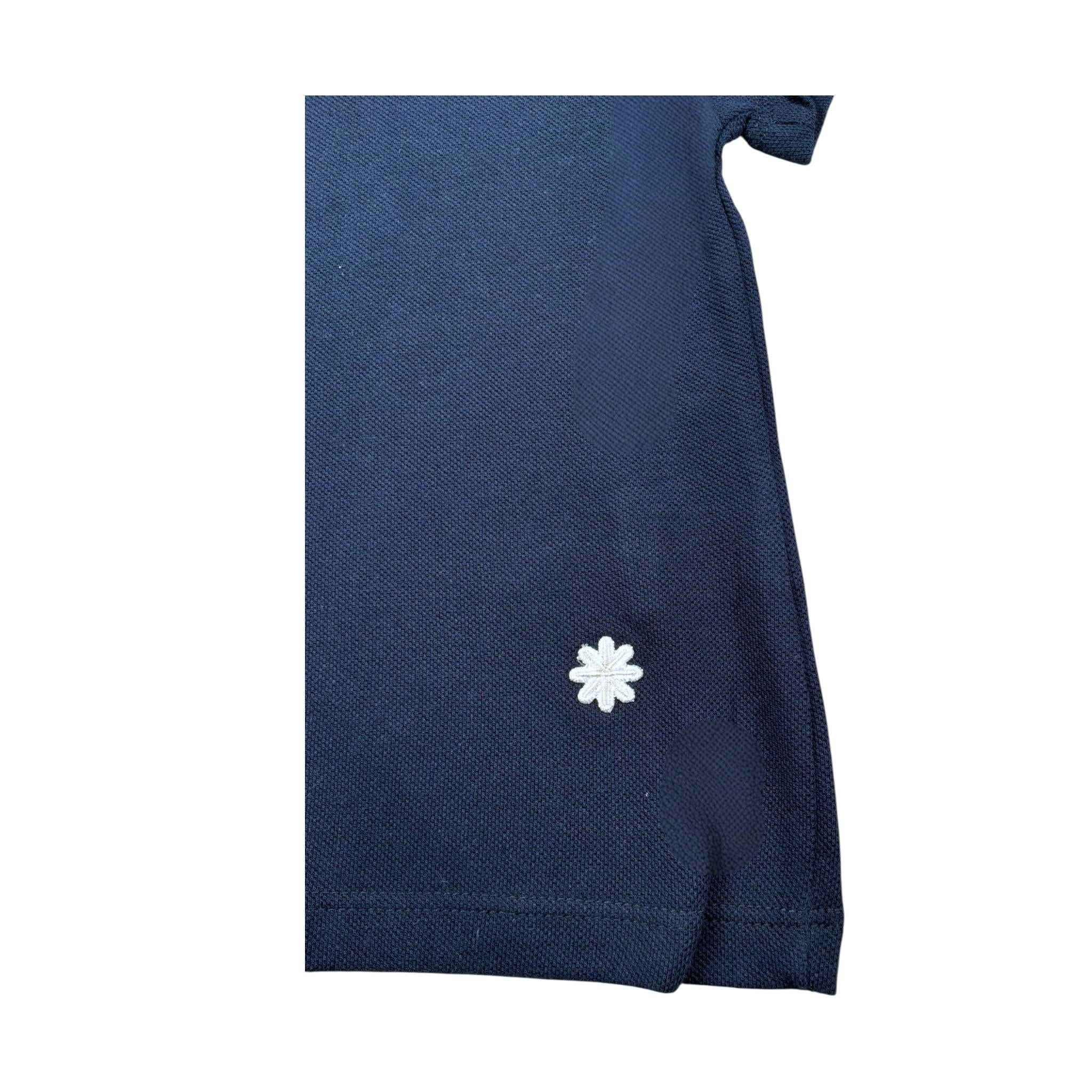 Manuel Ritz T-Shirt tinta unita con Bottoni Blu per Neonato MR2005 BLU MANUEL RITZ 