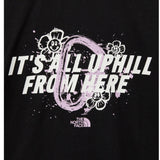 The North Face T-Shirt tinta unita Girocollo con Stampa Nero per Bambina NF0A8AXF NERO THE NORTH FACE 