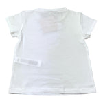 Liu Jo T-Shirt Girocollo Tinta Unita con Brillantini per Neonata KA5094X BIANCO LIU JO 