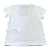 Liu Jo T-Shirt Girocollo Tinta Unita con Brillantini per Neonata KA5094X BIANCO LIU JO 