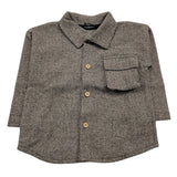 AVENTIQUATTRORE camiicia manica lunga stampa fantasia Grigio per Neonato CMV GRIGIO AVENTIQUATTRORE 