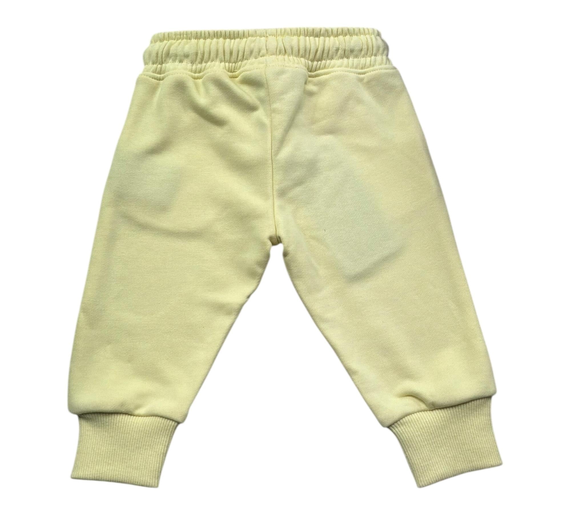John Richmond Pantalone Tuta Tinta Unita con Logo per Neonato RIP26003PA GIALLO JOHN RICHMOND 