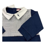 Cesare Paciotti Tutina Manica Lunga Tinta Unita per Neonato TCP5100N BLU CESARE PACIOTTI 