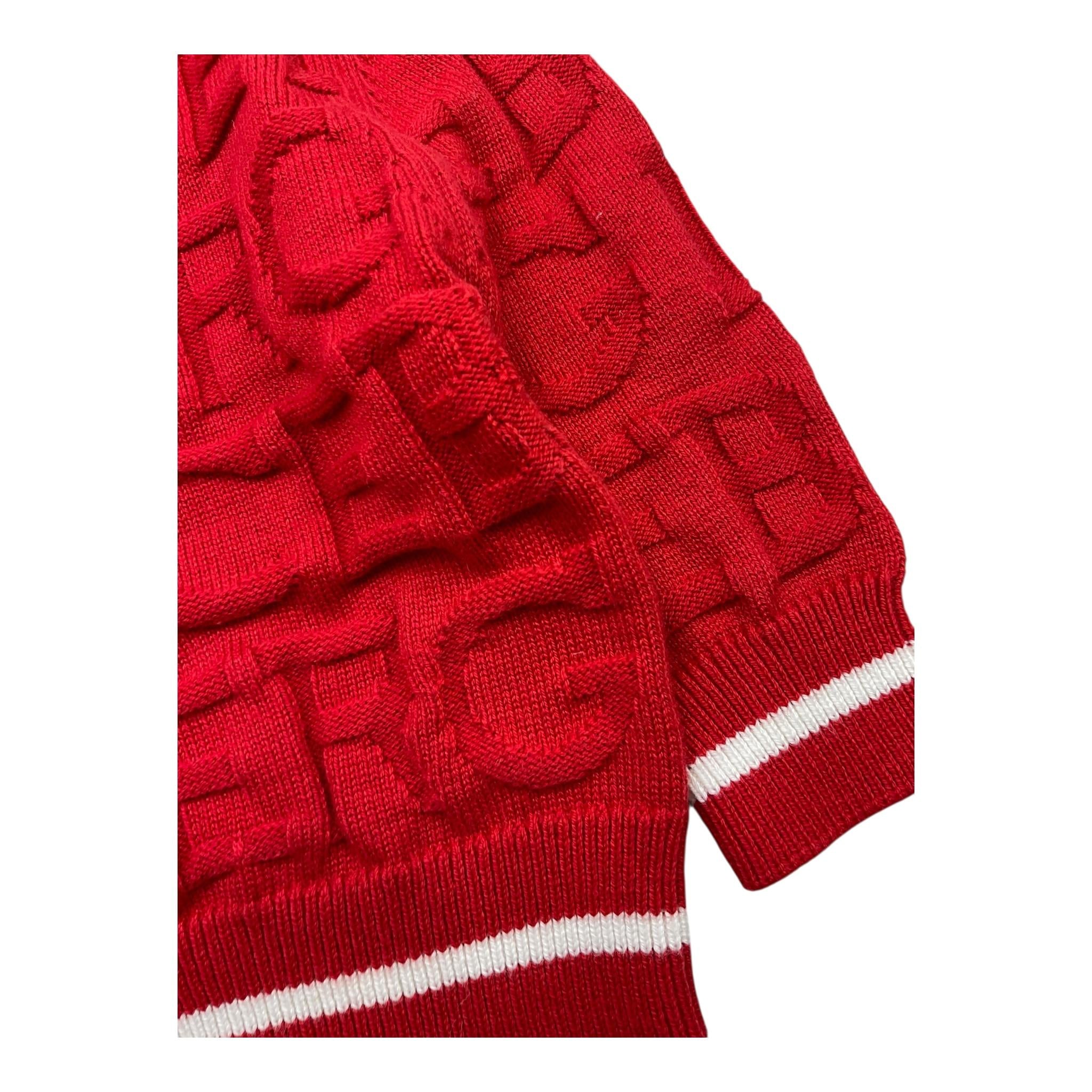 ICEBERG maglia girocollo tinta unita con loghi Rosso per Neonato MGICE5307BX ROSSO ICEBERG 