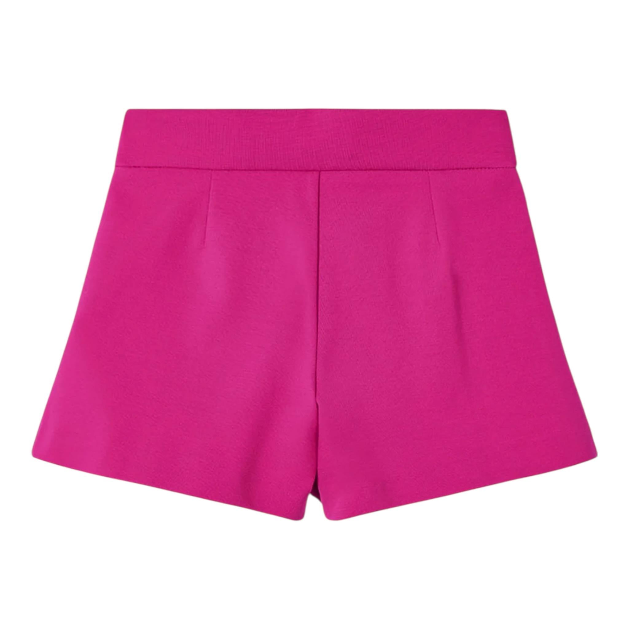 Mayoral Short tinta unita con Zip Fuxia per Bambina 3201X FUXIA MAYORAL 