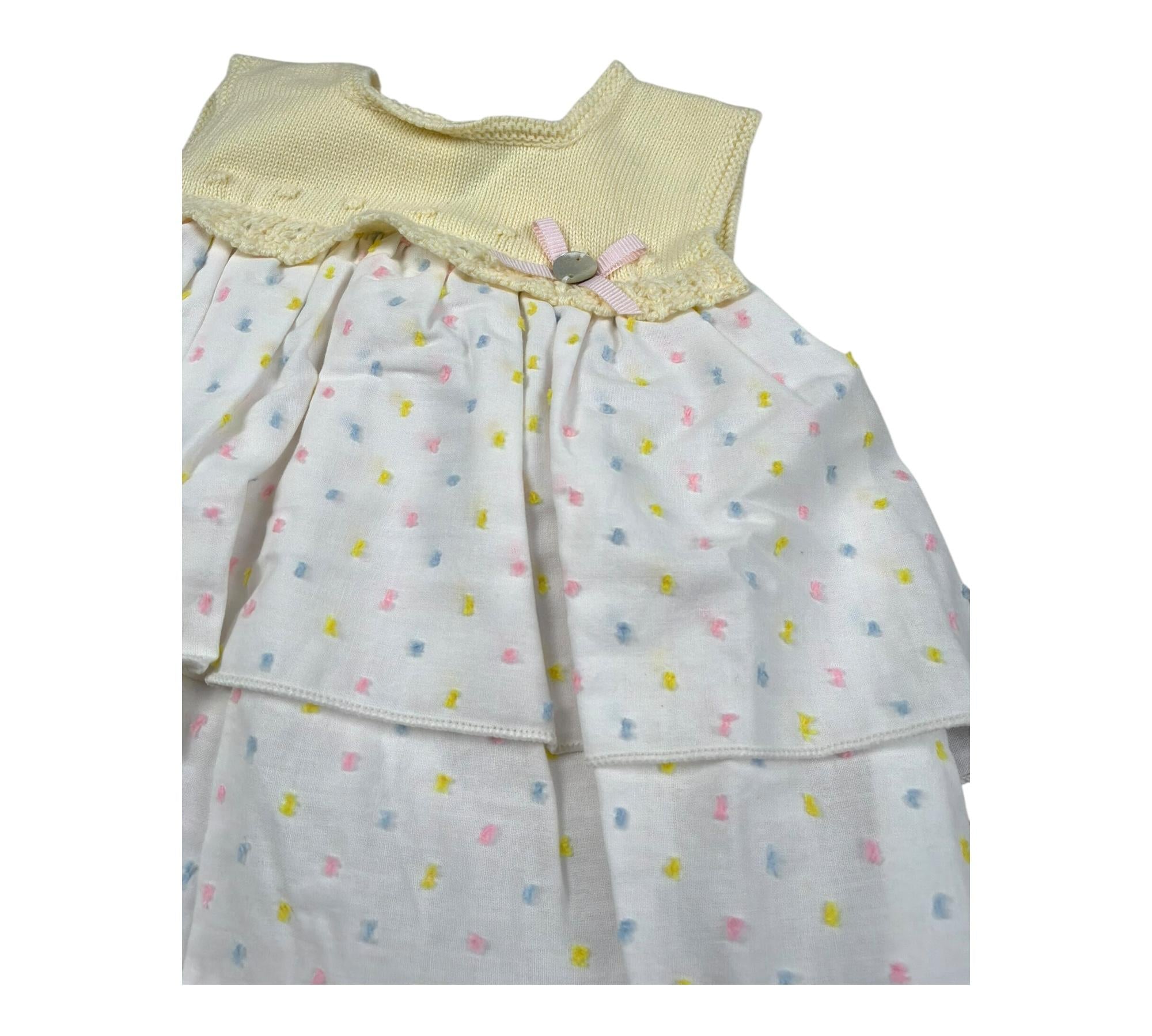 Wedoble Completo 2 Pezzi Camicia-Culotte per Neonata 017122295 BIANCO WEDOBLE 