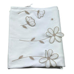 Le Bebe Coperta Tinta Unita con Ricami per Neonata LBG6307 BIANCO LE BEBE 