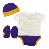 NBA set body-babbucce-cappello tinta unita Bianco per Neonato 1761188 BIANCO NBA 