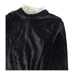 shirt in velluto tinta unita cn profili in contrasto PFTS001 NERO PHILOSOPHY 