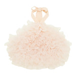 Patrizia Pepe Top Tinta Unita con Balze In Tulle per Bambina 7F0021 ROSA PATRIZIA PEPE 