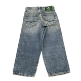 Replay Jeans Tinta Unita con Girovita Regolabile per Bambino SB9092 AZZURRO REPLAY 