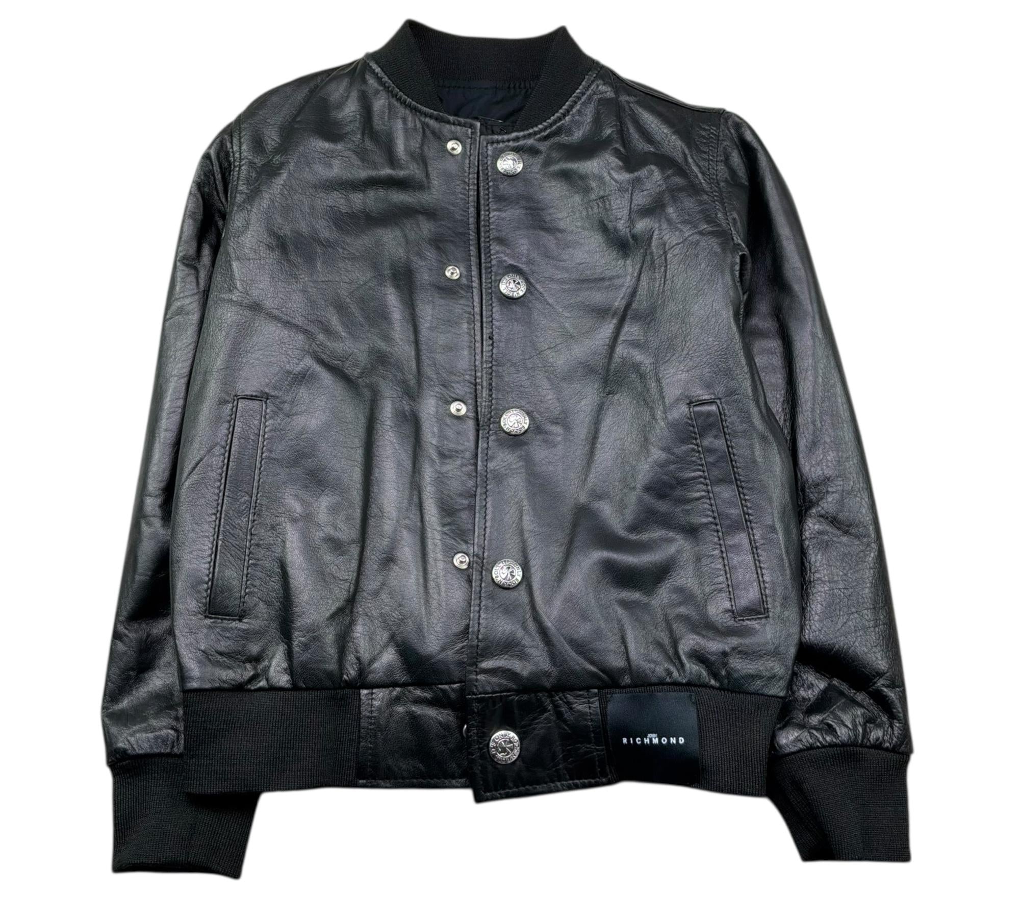 John Richmond Chiodo In Pelle Tinta Unita per Bambino RBP26240GB NERO JOHN RICHMOND 