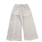 Twinset Pantalone Tinta Unita Traforato per Bambina 251GJ2QR4 BIANCO TWINSET 