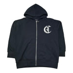 Just Cavalli Felpa con Zip E Cappuccio Tinta Unita con Logo per Bambino JBP26008FE NERO JUST CAVALLI 
