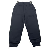 ICEBERG pantalone tuta tinta unita con logo Nero per Bambino PFICE5304J NERO ICEBERG 