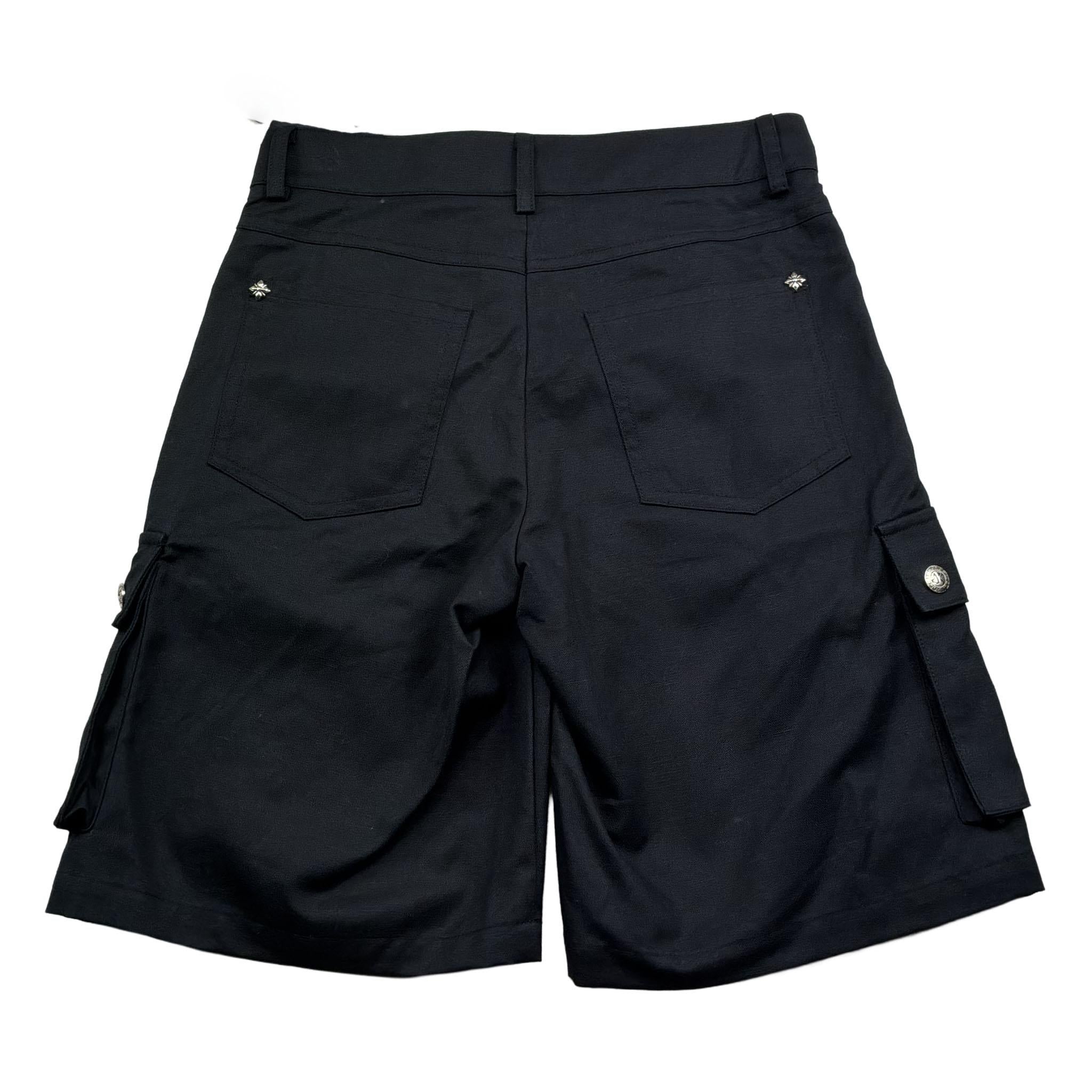 John Richmond Bermuda Tinta Unita con Elastico In Vita per Bambino RBP26046BE NERO JOHN RICHMOND 